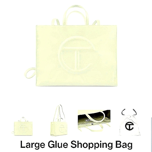 Telfar Large Shopping Bag in NEW unique color Glue! SOLD OUT - Picture 6 of 13